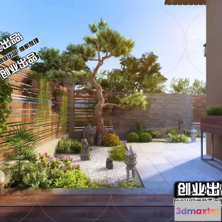 1123216 - GARDERN HOME - 3D SCENES - 0216