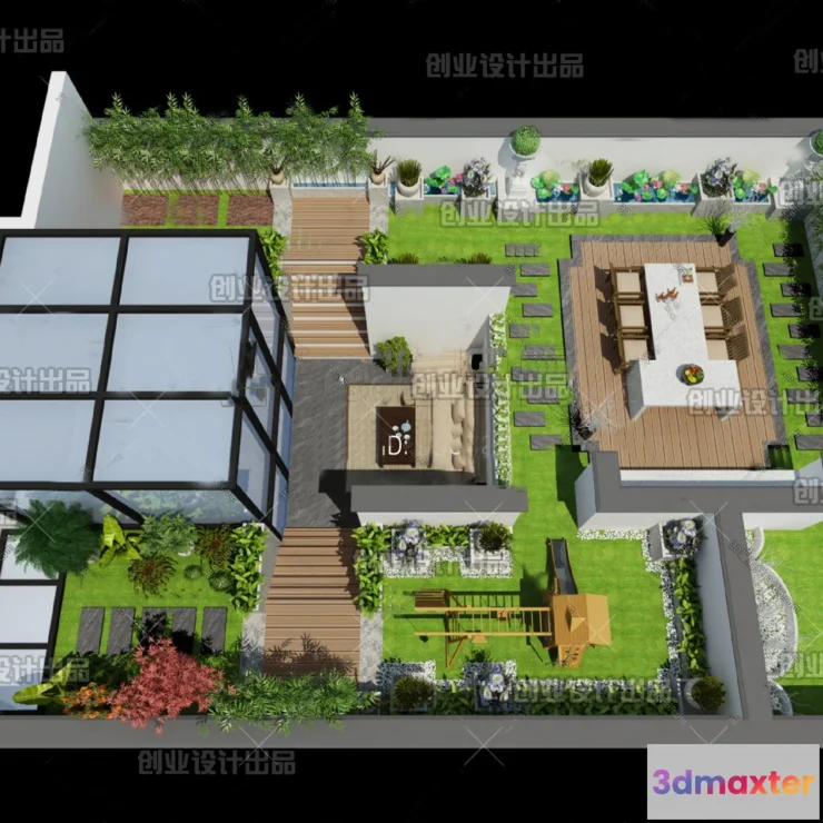 1123224 - GARDERN HOME - 3D SCENES - 0220