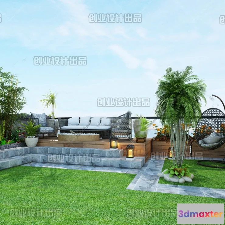 1123226 - GARDERN HOME - 3D SCENES - 0221