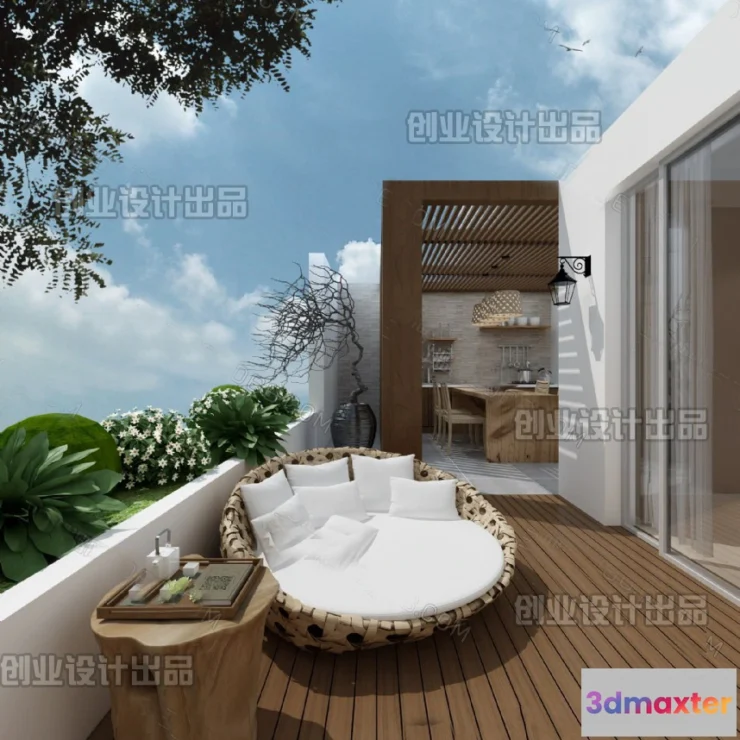 1123240 - GARDERN HOME - 3D SCENES - 0228