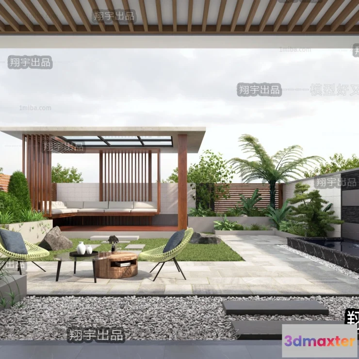 1123246 - GARDERN HOME - 3D SCENES - 0231