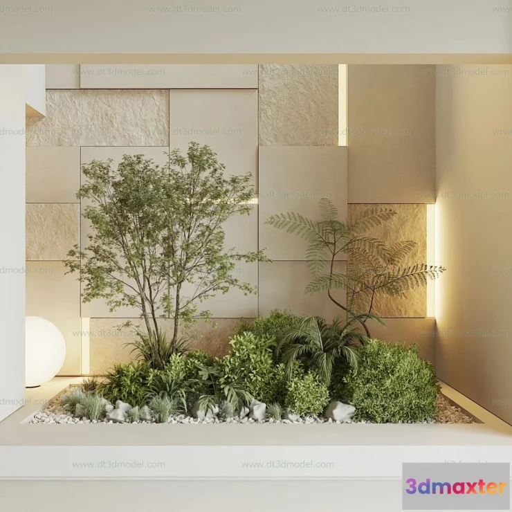 1686612 - Miniature Garden 3D Scenes - Interior Plants - 039 - CORONA Render 3D Max