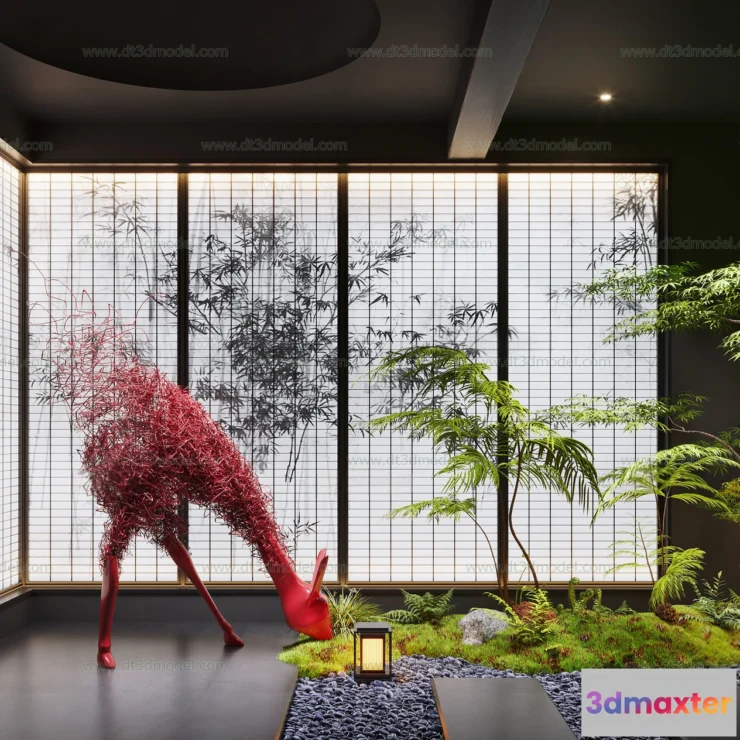 1686618 - Miniature Garden 3D Scenes - Interior Plants - 042 - CORONA Render 3D Max