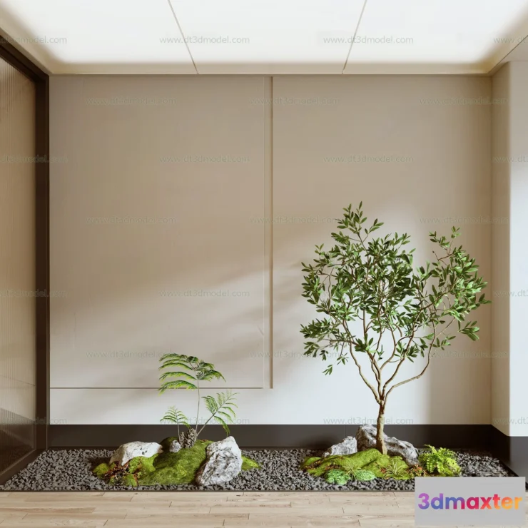 1686642 - Miniature Garden 3D Scenes - Interior Plants - 054 - VRAY Render 3D Max