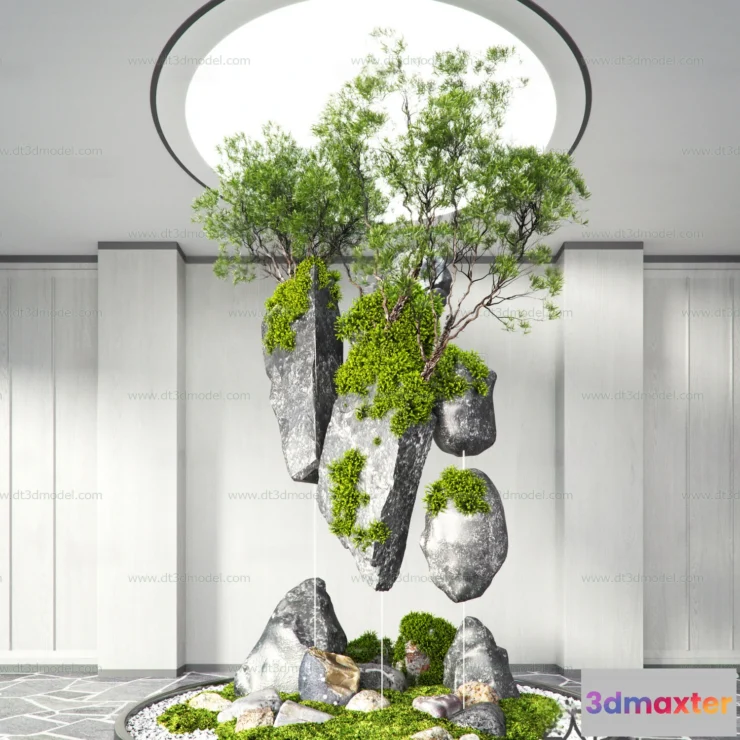 1686646 - Miniature Garden 3D Scenes - Interior Plants - 056 - CORONA Render 3D Max