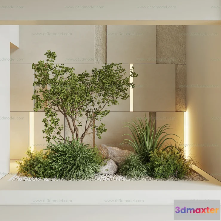 1686652 - Miniature Garden 3D Scenes - Interior Plants - 059 - CORONA Render 3D Max