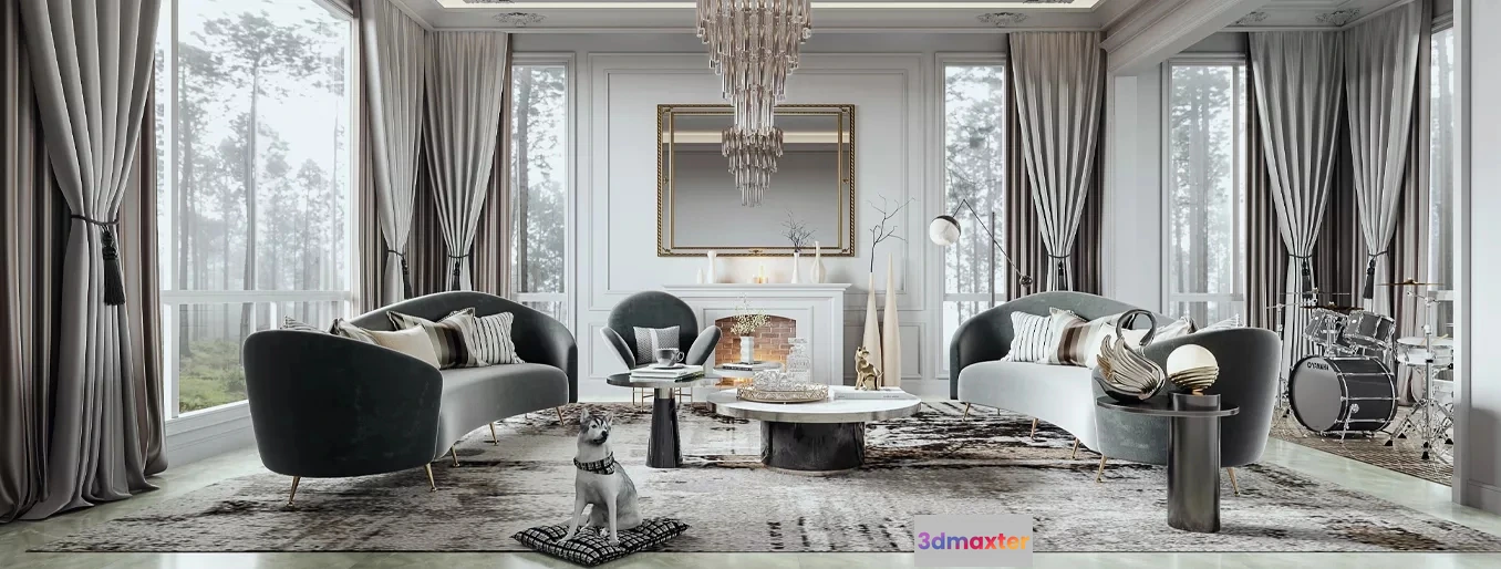 1154996 - HOUSE SPACE 3D SCENES - VILLAS - 0093