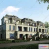 1579524 - Europe Style Villa 3D Model - 3D Blocks - 005 3D Max