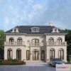 1579538 - Europe Style Villa 3D Model - 3D Blocks - 012 3D Max