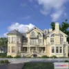 1579544 - Europe Style Villa 3D Model - 3D Blocks - 015 3D Max