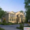1579562 - Europe Style Villa 3D Model - 3D Blocks - 024 3D Max