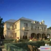 1579566 - Europe Style Villa 3D Model - 3D Blocks - 026 3D Max