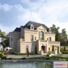 1579588 - Europe Style Villa 3D Model - 3D Blocks - 037 3D Max