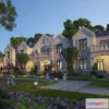 1579604 - Europe Style Villa 3D Model - 3D Blocks - 045 3D Max