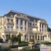 1579678 - Europe Style Villa 3D Model - 3D Blocks - 082 3D Max