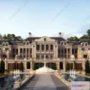 1579684 - Europe Style Villa 3D Model - 3D Blocks - 085 3D Max