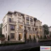 1579698 - Europe Style Villa 3D Model - 3D Blocks - 092 3D Max