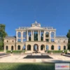 1579720 - Europe Style Villa 3D Model - 3D Blocks - 103 3D Max