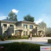 1579726 - Europe Style Villa 3D Model - 3D Blocks - 106 3D Max