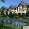 1579742 - Europe Style Villa 3D Model - 3D Blocks - 114 3D Max
