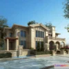 1579772 - Europe Style Villa 3D Model - 3D Blocks - 129 3D Max