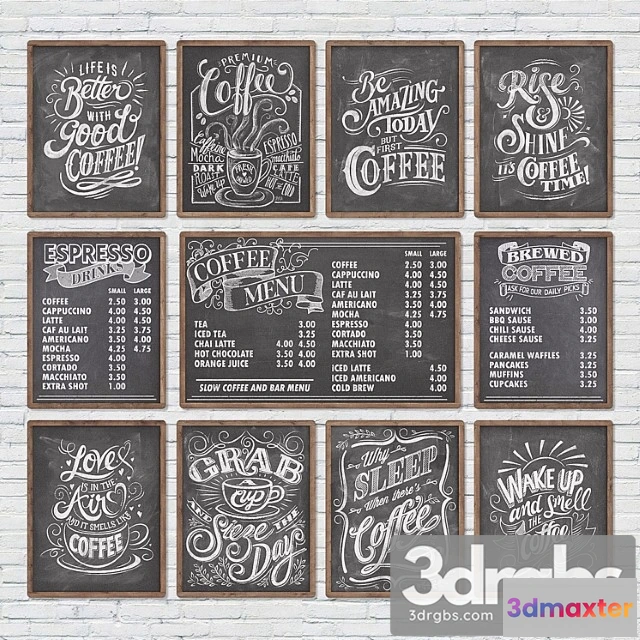 1057494 - Cafe chalkboards