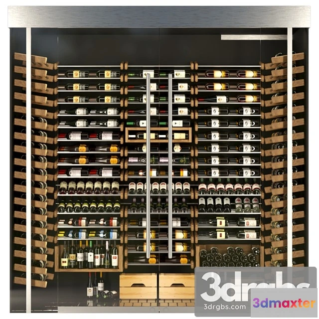 1057574 - Huge wine rack. wine