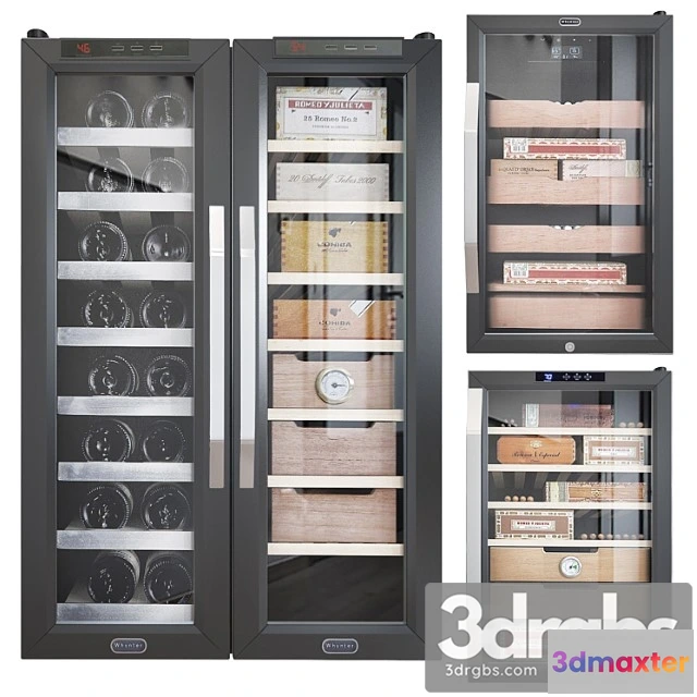 1057628 - Whynter cigar cabinet black