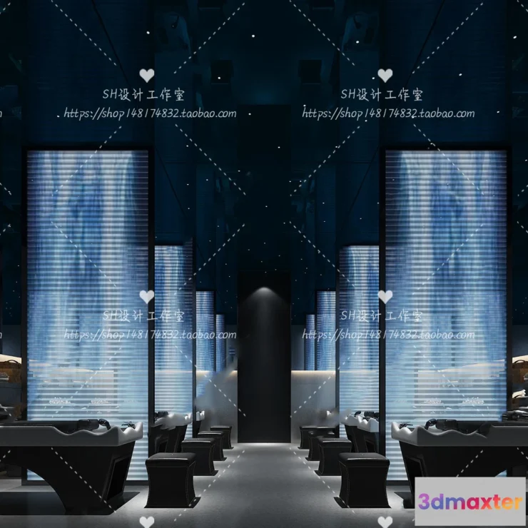 1112768 - BARBER SHOP 3D SCENES - VRAY RENDER - 08