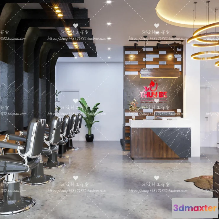 1112792 - BARBER SHOP 3D SCENES - VRAY RENDER - 20