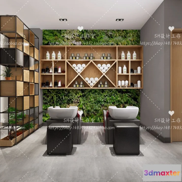 1112808 - BARBER SHOP 3D SCENES - VRAY RENDER - 28