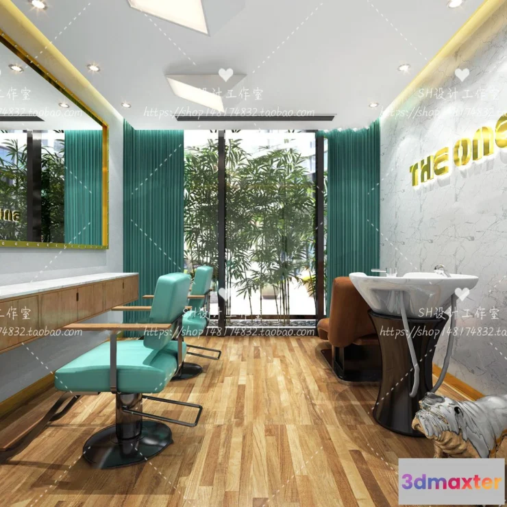 1112826 - BARBER SHOP 3D SCENES - VRAY RENDER - 37