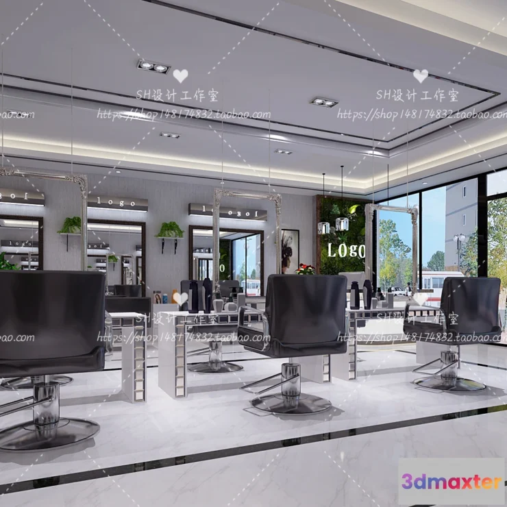 1112858 - BARBER SHOP 3D SCENES - VRAY RENDER - 53