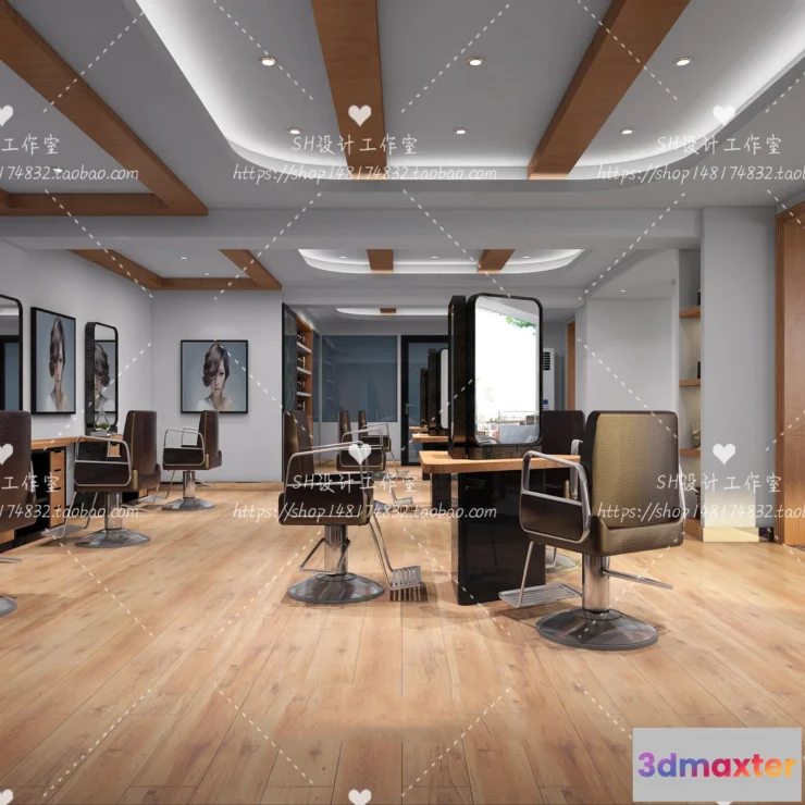 1112860 - BARBER SHOP 3D SCENES - VRAY RENDER - 54
