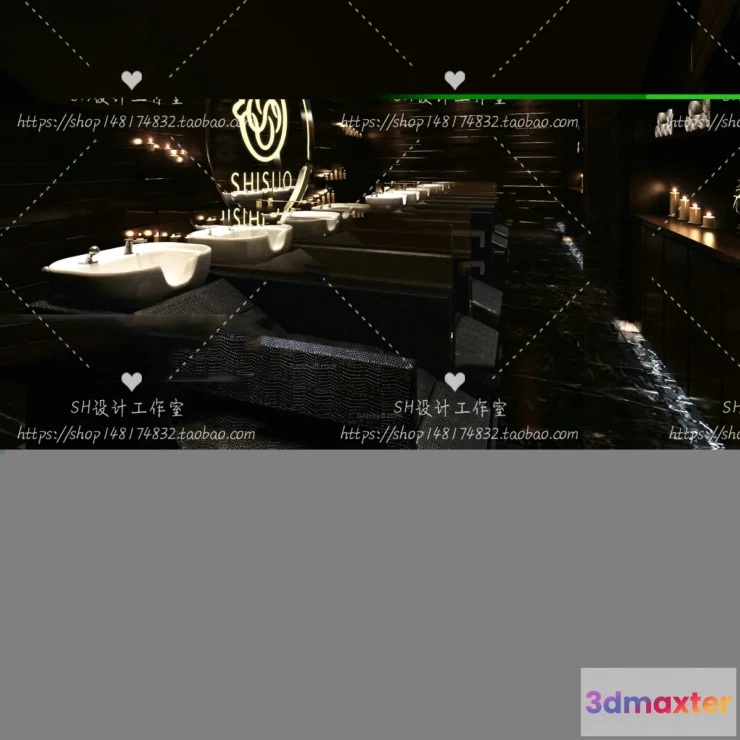 1112868 - BARBER SHOP 3D SCENES - VRAY RENDER - 58