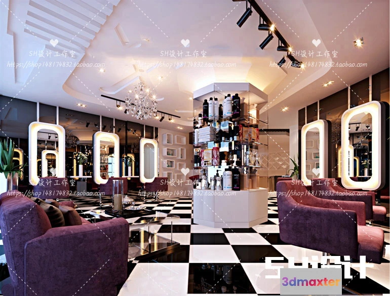1112874 - BARBER SHOP 3D SCENES - VRAY RENDER - 61