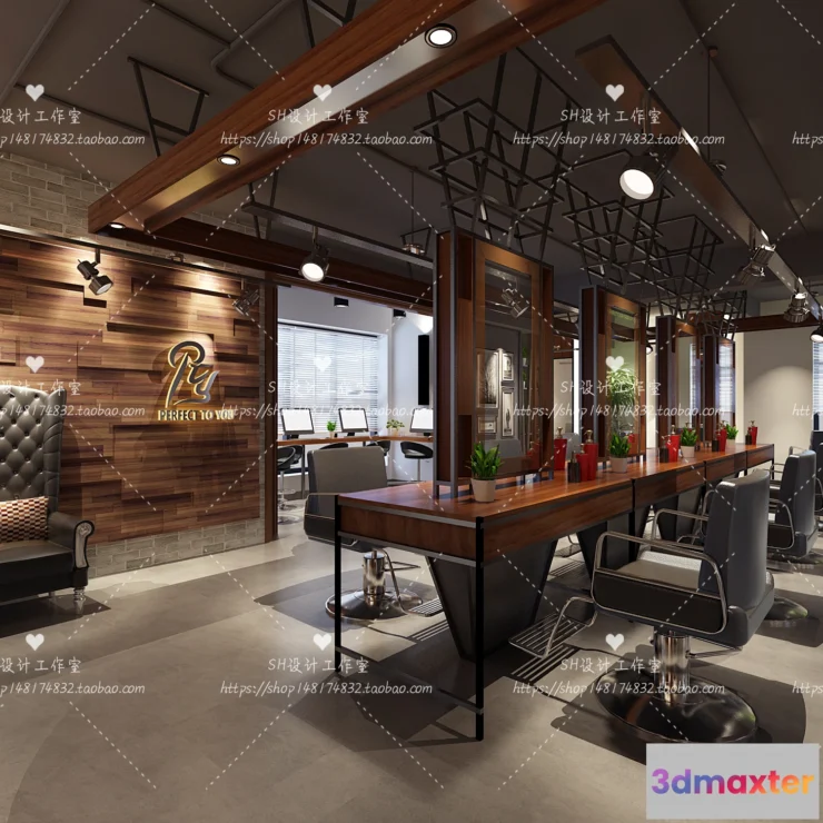 1112884 - BARBER SHOP 3D SCENES - VRAY RENDER - 66