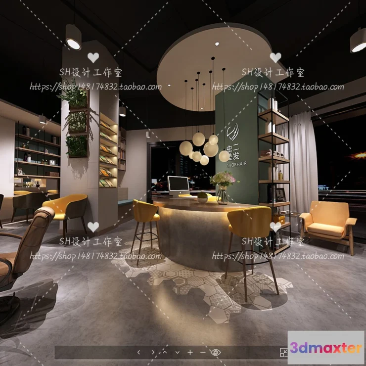 1112890 - BARBER SHOP 3D SCENES - VRAY RENDER - 69