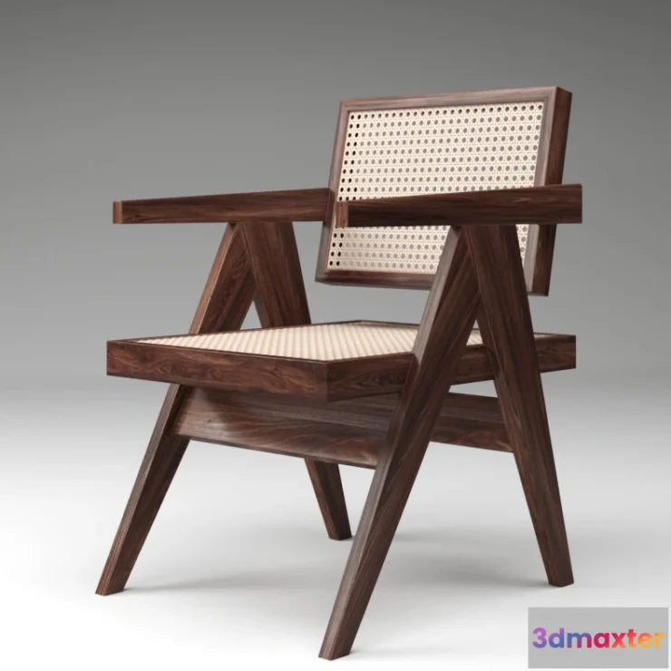 1205526 - CORONA SCENES - Chair Pierre Jeanneret CORONA FSTORM