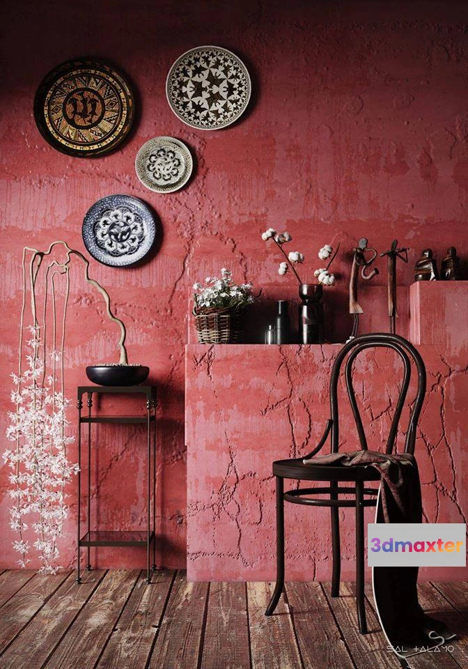 1205540 - CORONA SCENES - interior red chair coperta