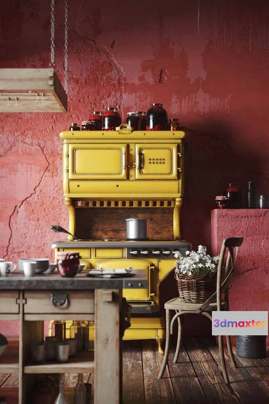 1205542 - CORONA SCENES - interior red kic gialla