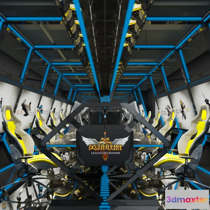 1218020 - Cooldesign Interior 20 - Public Space - INTERNETCAFE - 01