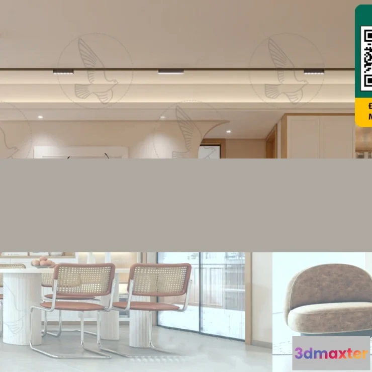 1245296 - Cream style 3D model - 007 - 3772