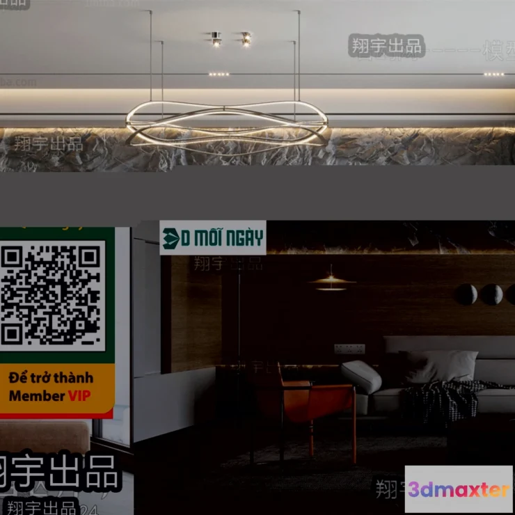 1246546 - MINIMALIST STYLE - VRAY  CORONA - 3D MODEL - 4397