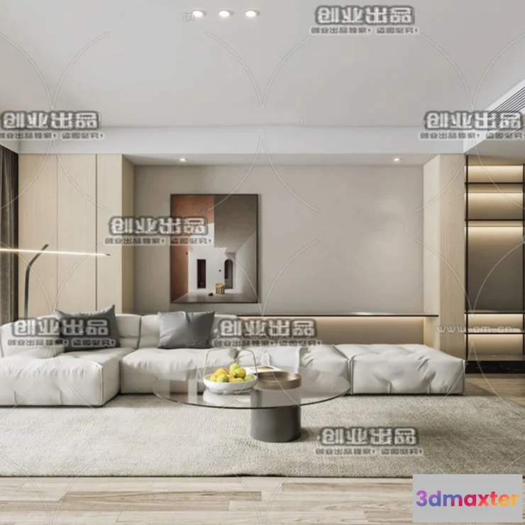 1246552 - MINIMALIST STYLE - VRAY  CORONA - 3D MODEL - 4400