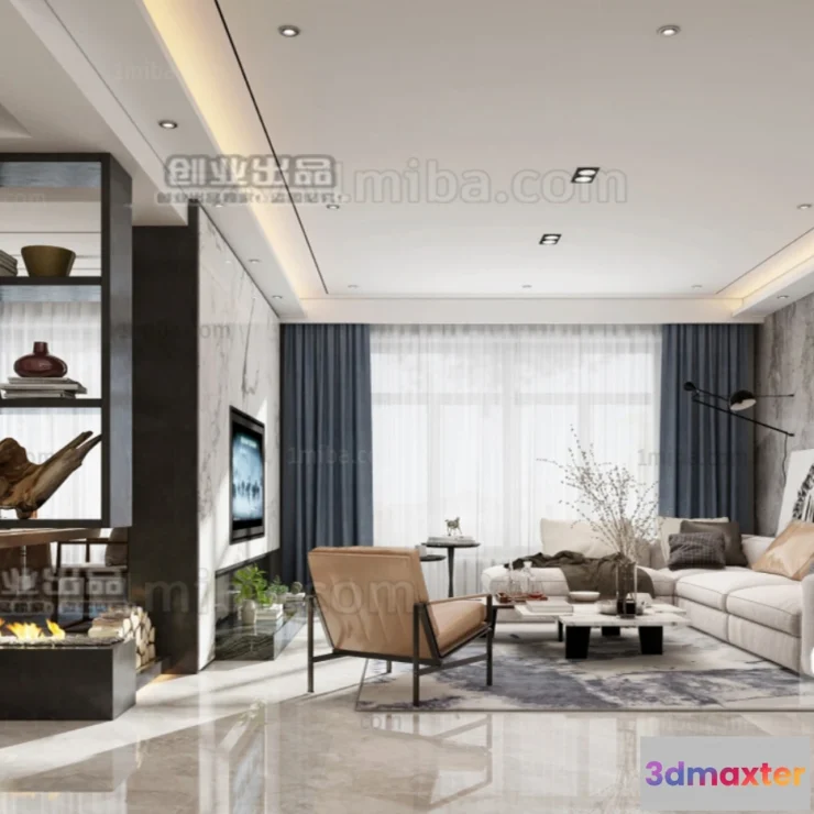 1246574 - MINIMALIST STYLE - VRAY  CORONA - 3D MODEL - 4411