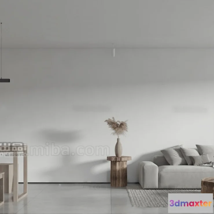 1246580 - MINIMALIST STYLE - VRAY  CORONA - 3D MODEL - 4414