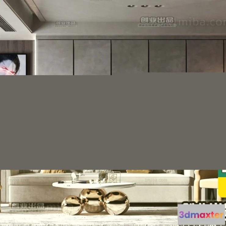 1246594 - MINIMALIST STYLE - VRAY  CORONA - 3D MODEL - 4421