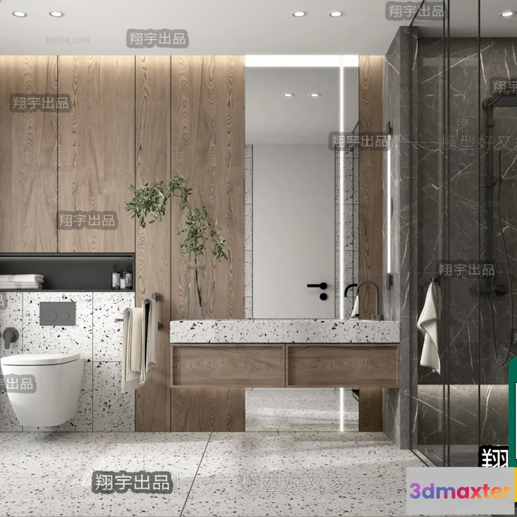 1246672 - MINIMALIST STYLE - VRAY  CORONA - 3D MODEL - 4460