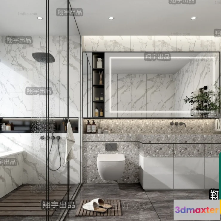 1246674 - MINIMALIST STYLE - VRAY  CORONA - 3D MODEL - 4461